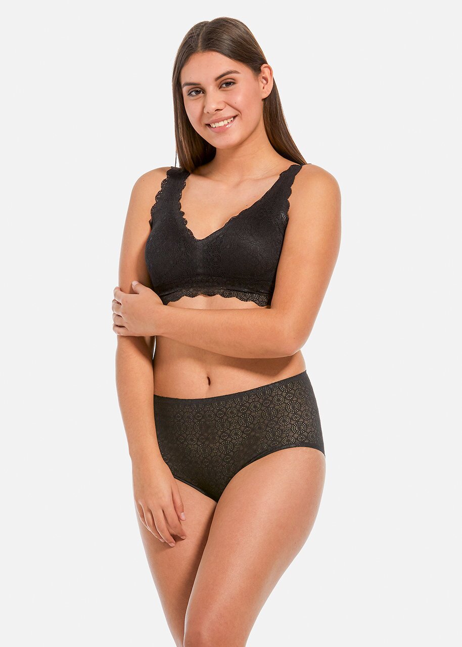 MAGIC Dream Lace Hipster Panty Black Inner Secrets Lingerie