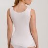 Hanro Vneck Tank white back Inner Secrets Lingerie