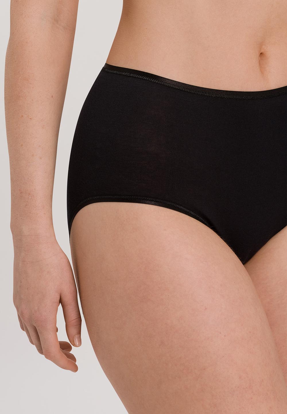 Hanro full brief black closeup Inner Secrets Lingerie