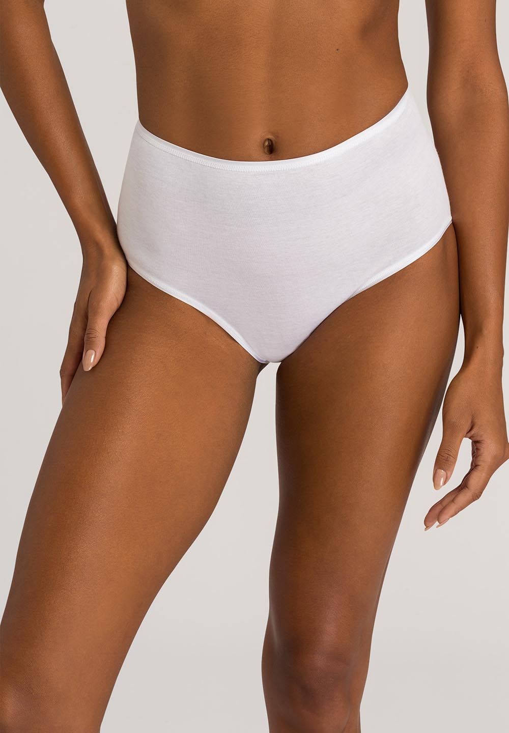 Hanro full brief white front Inner Secrets Lingerie