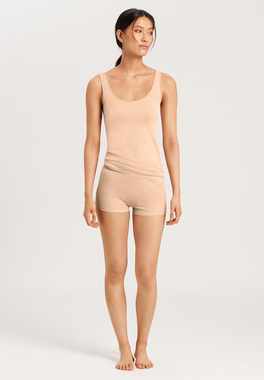 hanro tank camisole beige model Inner Secrets Lingerie