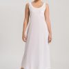 HANRO long tank gown white Inner Secrets Lingerie