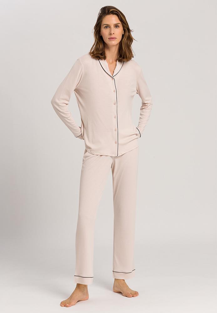 HANRO Long Sleeve Pajama front Inner Secrets Lingerie