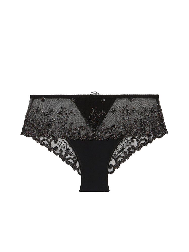 Delice Gem Black Retro Brief Inner Secrets Lingerie